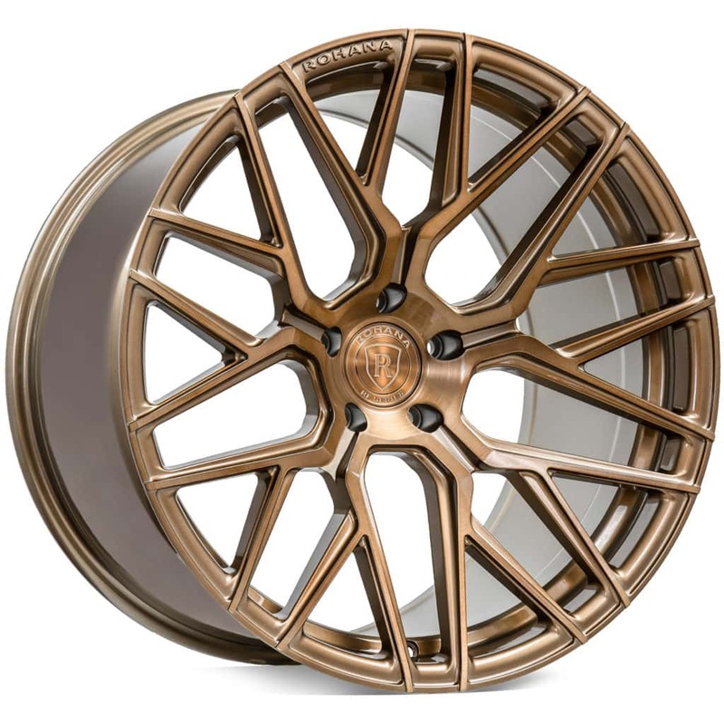 Rohana RFX10 Cross Forged Wheels (21x9 5x130 42ET CB 71.5) Brushed Titanium or Gloss Black