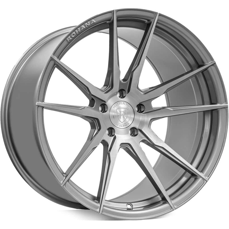 Rohana RFX2 Cross Forged Wheels (19x8.5 5x120 33ET CB 72.56) Brushed Titanium or Matte Black